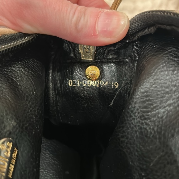 Authentic Vintage Pecan Stripe Fendi **flaws** - Picture 7 of 9